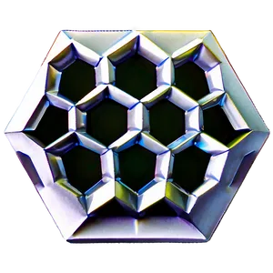 Engraved Hexagon Pattern PNG Ekb14 PNG