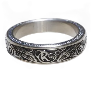 Engraved Metal Ring Png Mqe PNG Image