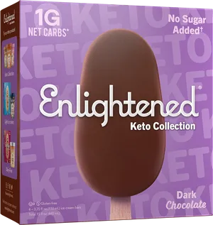 Enlightened Keto Ice Cream Bar PNG Image