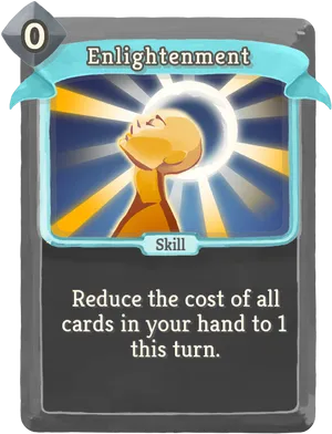 Enlightenment Card Art PNG Image