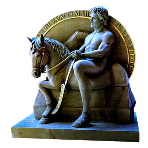 Equestrian Roman Statue Png Rbc PNG Image