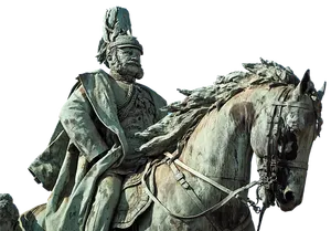 Equestrian Statue Historical Figure PNG Image