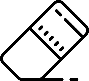 Eraser Icon Graphic PNG