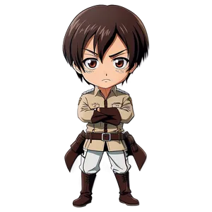 Eren Yeager Chibi Version Png 32 PNG Image