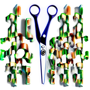 Ergonomic Handle Hairdressing Shears Png 06292024 PNG Image