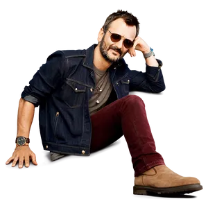 Eric Church Casual Look Png Wwg PNG Image