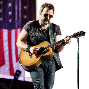 Eric Church On Stage Png Uhu79 PNG Image