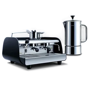 Espresso Machine With Milk Mixer Png 76 PNG Image