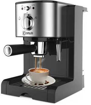 Espresso Machinein Action.jpg PNG Image