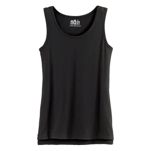 Essential Black Tank Top Png Ren PNG Image