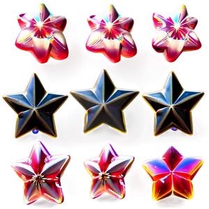 Ethereal Black Stars Png Nfr PNG Image