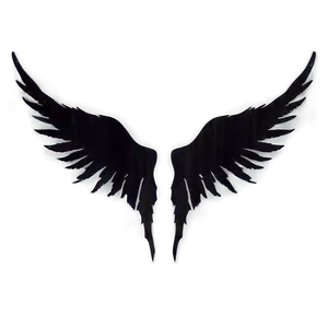 Ethereal Black Wings Silhouette Png 19 PNG Image