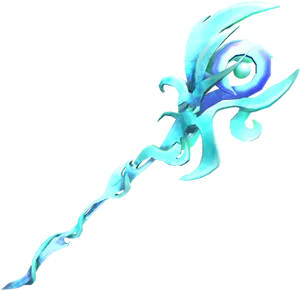 Ethereal_ Blue_ Sword PNG Image