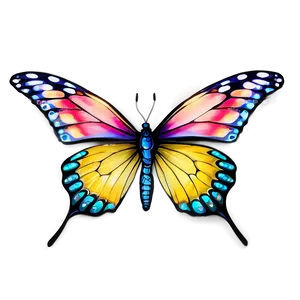 Ethereal Butterfly Glow Png Acr28 PNG Image