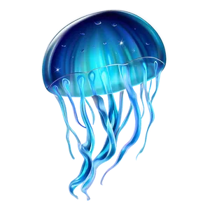 Ethereal Moon Jelly Artwork Png Cpb PNG Image