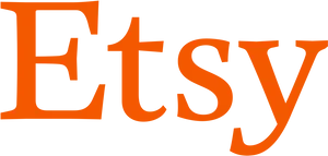 Etsy Logo Orangeon Gray PNG Image