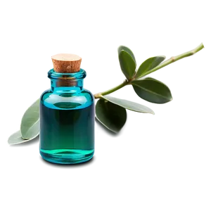 Eucalyptus Essential Oil Bottle Png Wqi PNG Image