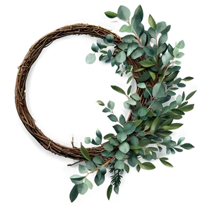 Eucalyptus Wreath Png Jwd PNG Image