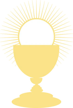 Eucharistic Chaliceand Host Vector PNG Image