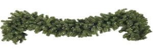 Evergreen Christmas Garland PNG Image