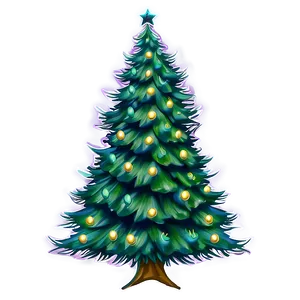 Evergreen Christmas Tree Png 63 PNG Image