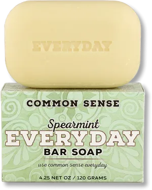 Everyday Spearmint Soap Bar PNG Image