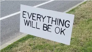 Everything Will Be O K Sign PNG Image