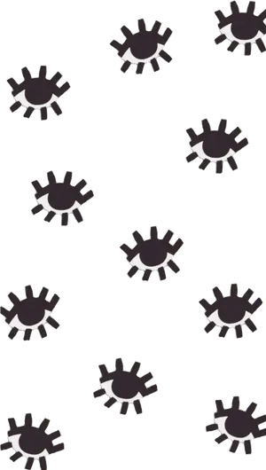 Evil Eye Protection Pattern PNG Image