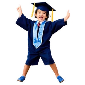 Excited Kindergarten Graduates Jumping Png 94 PNG Image