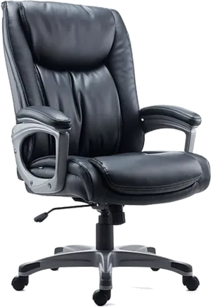 Executive Leather Office Chair.png PNG Image