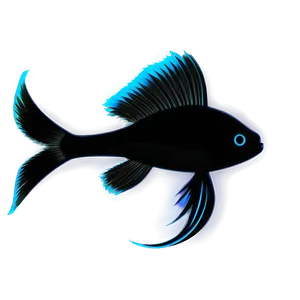 Exotic Fish Silhouette Png Toc PNG Image