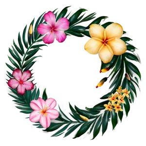 Exotic Flower Circle Png 06252024 PNG Image