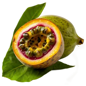 Exotic Passion Fruit Whole Png Hum62 PNG Image