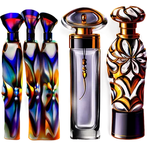 Exotic Perfume Bottle Shapes Png Gku30 PNG Image