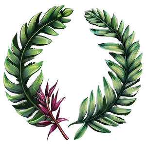 Exotic Tropical Laurels Png 72 PNG Image