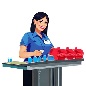 Experienced Cashier Png 33 PNG Image