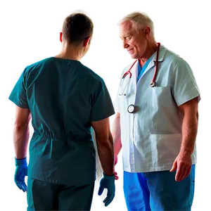 Experienced Male Nurse Png Ohg PNG Image