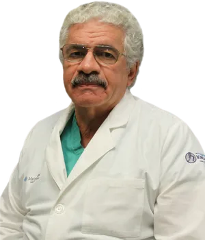 Experienced Male Physician Portrait PNG Image