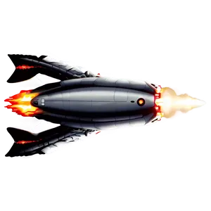 Exploding Rocketship Png 2 PNG Image