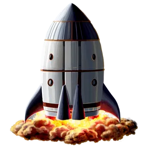 Exploding Rocketship Png Ffp89 PNG Image