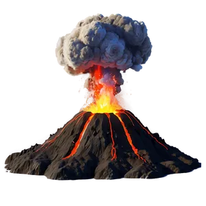 Exploding Volcano Png Dby24 PNG Image