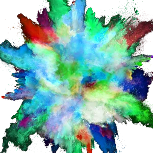 Explosionof Colors PNG Image