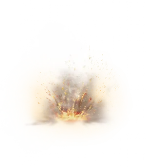 Explosive_ Smoke_and_ Sparks PNG Image