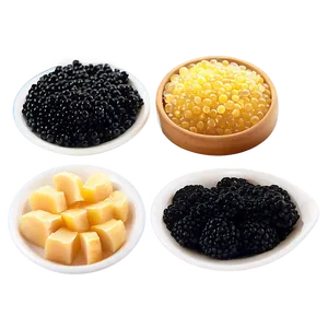 Exquisite Caviar Selection Png Rbg PNG Image