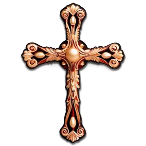 Exquisite Cross Decoration Png Kkk28 PNG Image