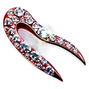 Exquisite Diamond Heart Detail Png Wbt96 PNG Image