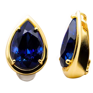 Exquisite Gold Gemstone Earrings Png Jkx99 PNG Image