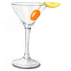 Exquisite Martini Glass Png Pbo PNG Image