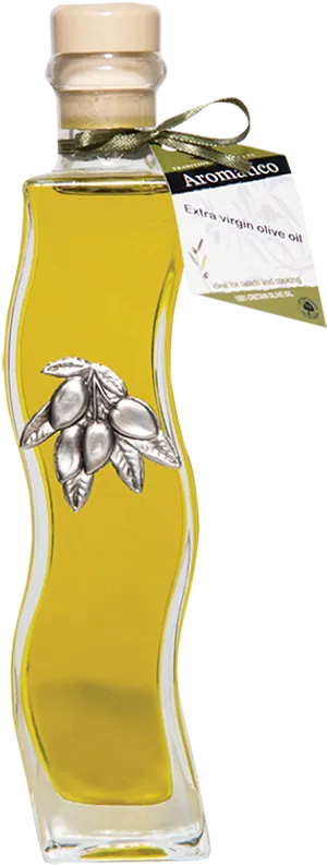 Extra Virgin Olive Oil Bottle PNG Image