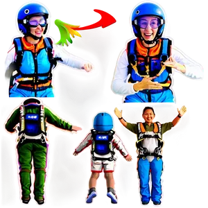 Extreme Skydiving Experience Png 14 PNG Image